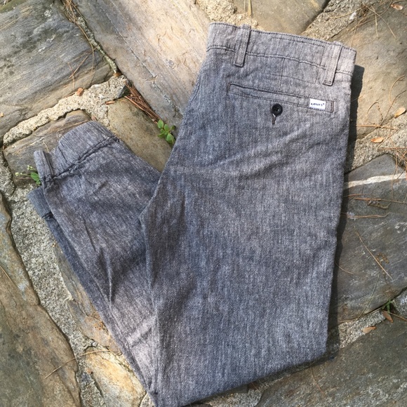 levis linen trousers